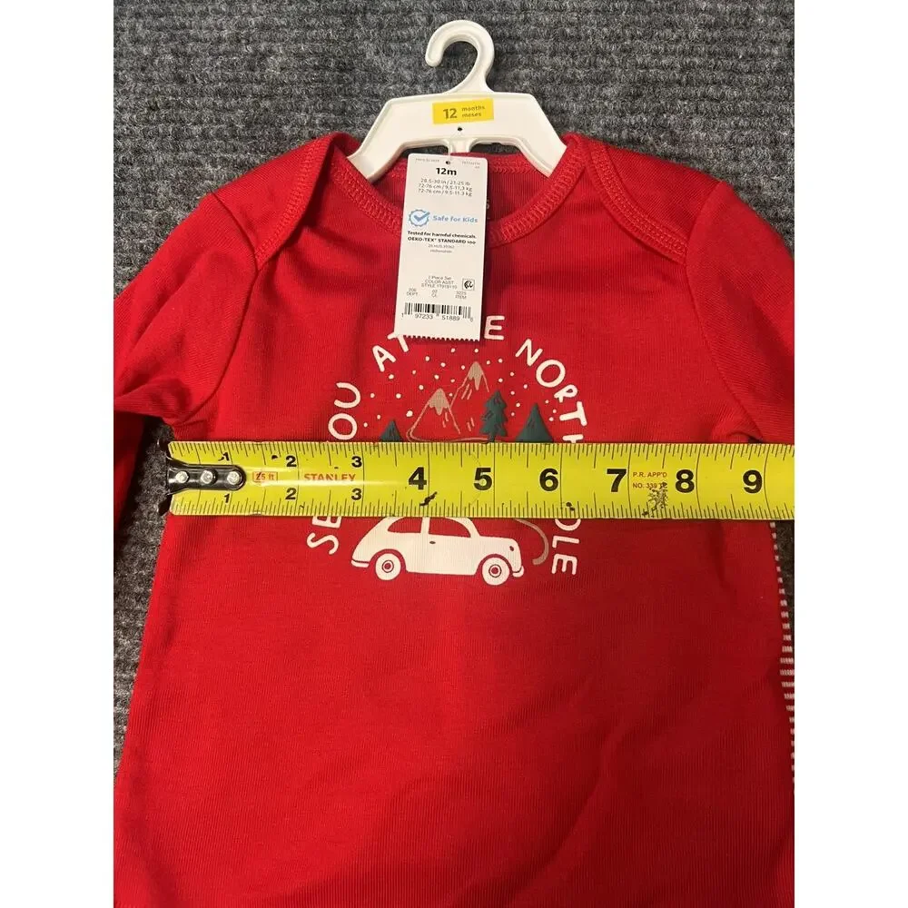 Carter’s Just One You Baby 9M Christmas North Pole 2 Piece Outfit Set NWT